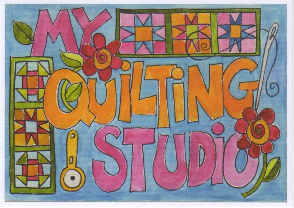 My Quilting Studio  by Pam Schoessow